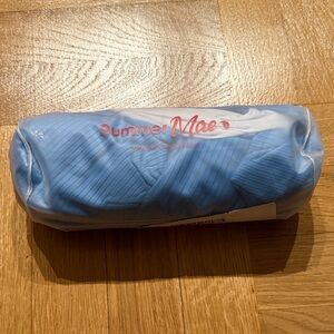 Summer Mae Maternity Swimsuit One Piece Bathing Suit Button Neck Cross Back